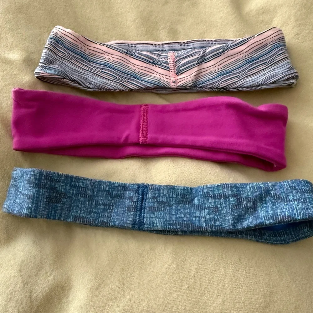 Athletic Headbands – Lot of 3 (Lululemon and Ivivva)